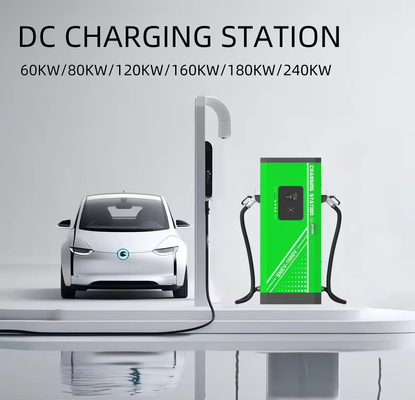 Chargeur électrique de 120 kW 240 kW Station de recharge de voiture domestique en courant continu pour pièces de véhicules à énergie montées au sol
